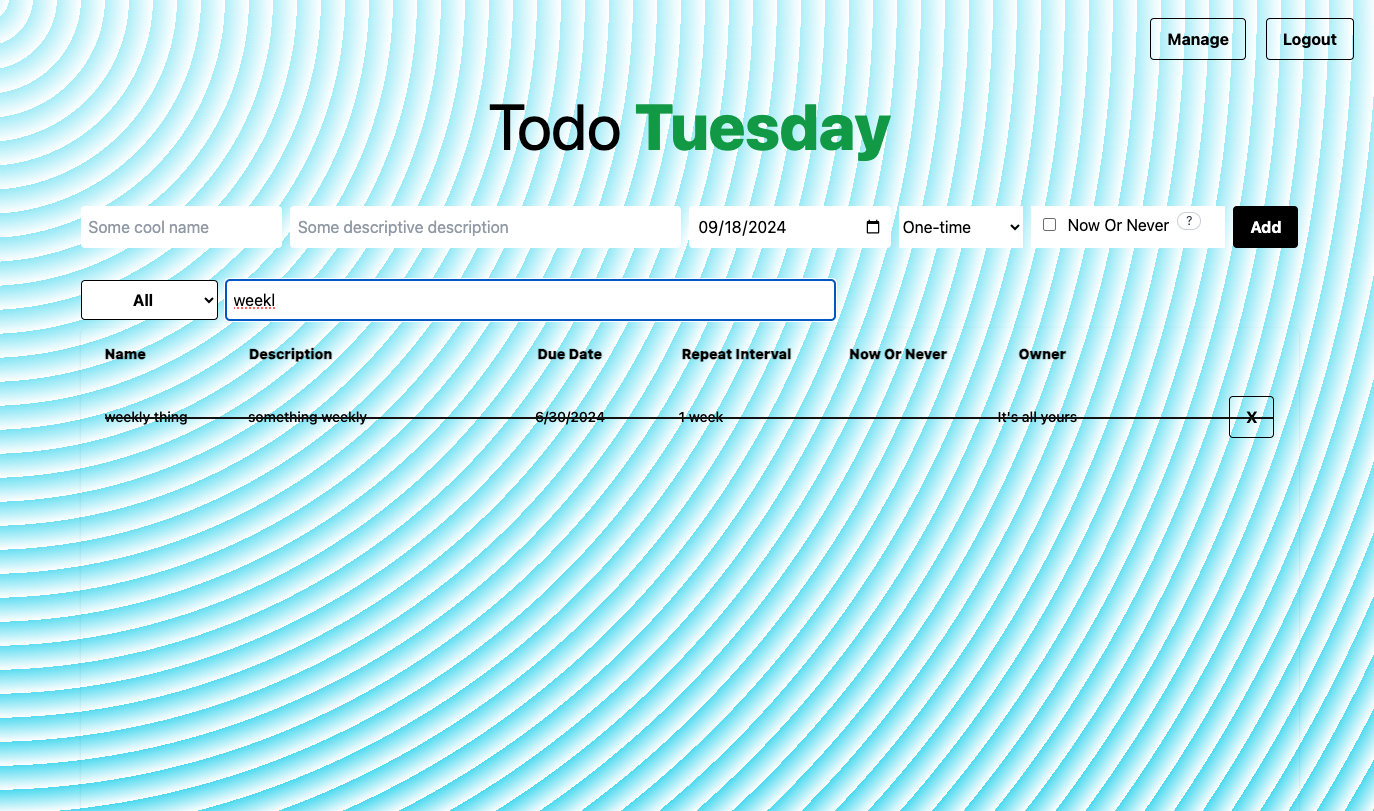 Todo Tuesday thumbnail 1